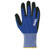 Gant Nylon  + spandex enduit de nitrile + PU en base aqueuse T.10